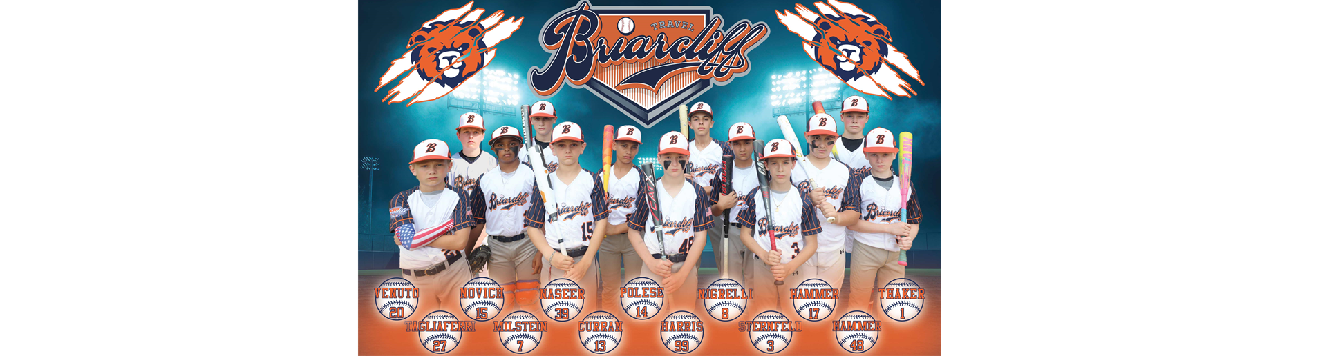 Briarcliff 2025 Cooperstown Team